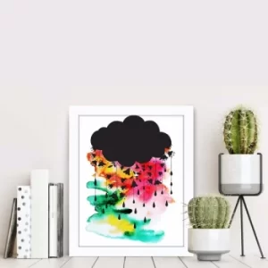 Image of BCT-018 Multicolor Decorative Framed MDF Painting