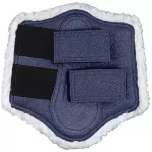 Image of HY Equestrian Equestrian Glitzy Brushing Boots - Blue