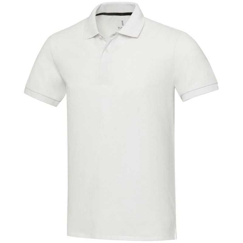 Image of Elevate NXT Mens Emerald Aware Polo Shirt in White Size: XS White Male XS