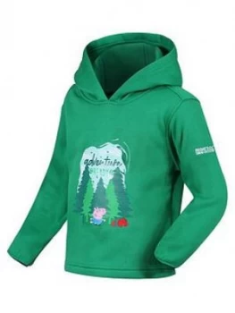 Image of Regatta Peppa Pig Hoodie - Green, Size 6-12 Months, Women