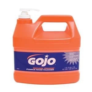 Image of Original Gojo Natural Orange Hand Cleaner Grease Removing with Pumice Particles and Aloe 3.78 Litre