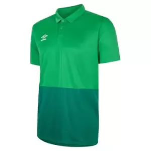 Image of Umbro Poly Polo Shirt Juniors - Green