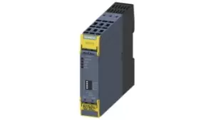 Image of Siemens SIRIUS 24 V dc Safety Relay - Single Channel With 4 Safety Contacts, Automatic, Monitored Reset