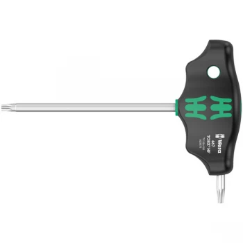 Image of Wera 05023375001 467 TORX HF T-Handle Screwdriver - HF TX 25 x 100mm