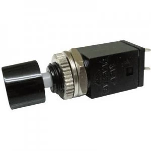 Image of Miyama DS 410 BK Pushbutton 125 V AC 3 A 1 x OffOn momentary