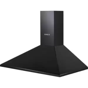 Image of SMEG KSED95NEE 90cm Chimney Cooker Hood - Black