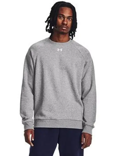 Image of Under Armour Rival Fleece Crew Sweat - Grey
