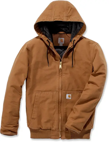 Image of Carhartt Duck Active Jacket, brown, Size M