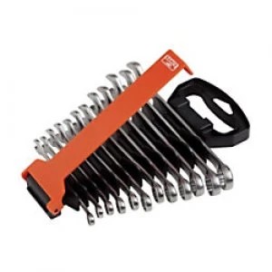 Image of Bahco BAH111MSET12 Wrench Set 12 Point 15° Alloy Steel Chrome Plated 8 - 19mm Pack of 12