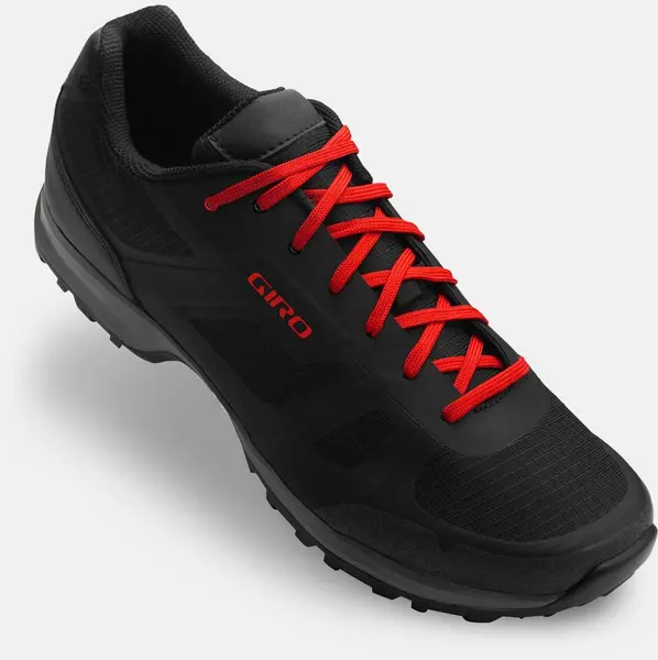 Image of Giro Gauge Mens Mountain Bike Shoes 40 BLACK/Bright RED