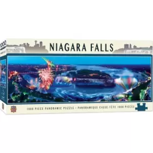 Image of Masterpieces Puzzle City Panoramic Niagara Falls Puzzle 1000 piece jigsaw puzzle