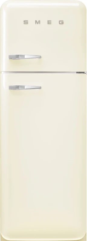 Image of Smeg 50s Style Retro Right Hand Hinge FAB30RCR6UK 172cm 80/20 Fridge Freezer - Cream - C Rated