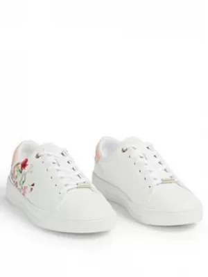 Image of Ted Baker Metropolis Cupsole Trainer, White, Size 39, Women
