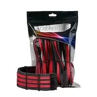 Image of CableMod Pro ModMesh 12VHPWR Cable Extension Kit (Black / Blood Red)