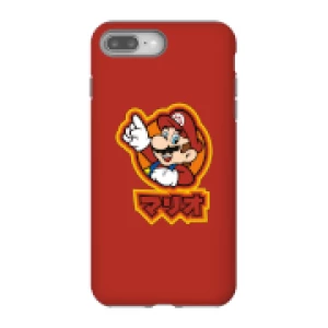 Image of Nintendo Super Mario Mario Kanji Phone Case - iPhone 8 Plus - Tough Case - Gloss
