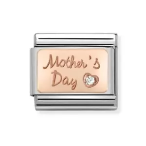 Image of Nomination Classic Rose Gold Mother's Day Charm