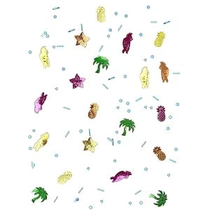 Image of Metallic Tropical Island Confetti