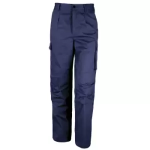 Image of Result Unisex Work-Guard Windproof Action Trousers / Workwear (M) (Navy Blue)
