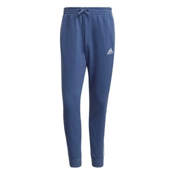 Image of adidas 3 Stripe Fleece Pants Mens - Crew Blue