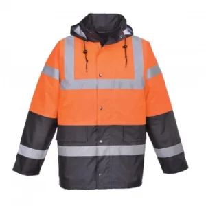 Image of Oxford Weave 300D Class 3 Hi Vis Two Tone Traffic Jacket Orange M