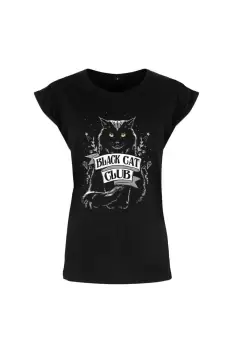 Image of Black Cat Club Premium T Shirt