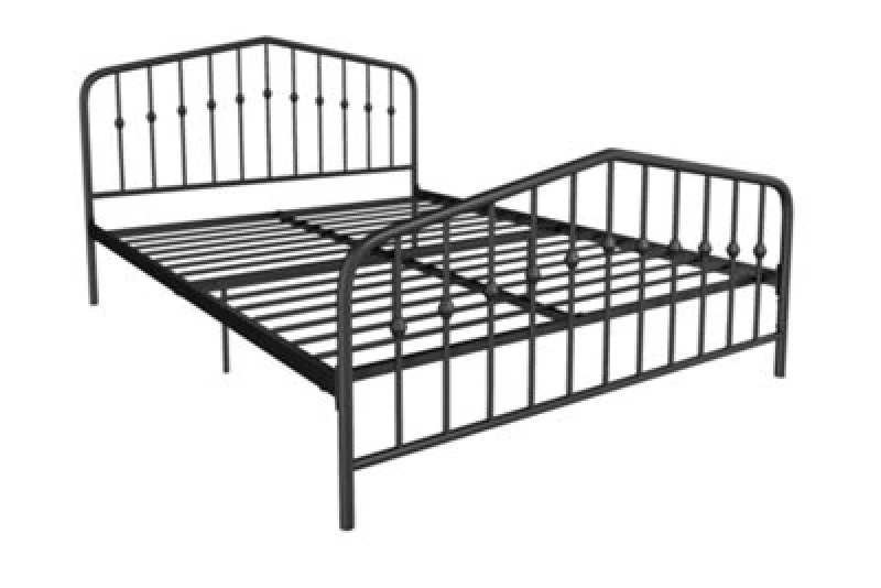 Image of Ng Novogratz Bushwick Metal Bed Black King, Black 4044039NUK
