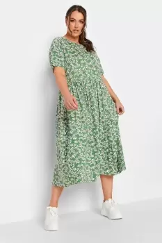 Image of Floral Smock Dress