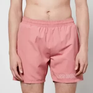 Image of BOSS Bodywear Mens Dolphin Swim Shorts - Open Pink - S