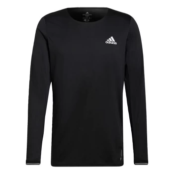 Image of adidas Fast Long-Sleeve Top Mens - Black