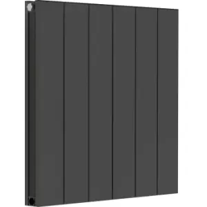 Image of Towelrads Ascot Double Anthracite Aluminium Designer Radiator - 60 X 61Cm
