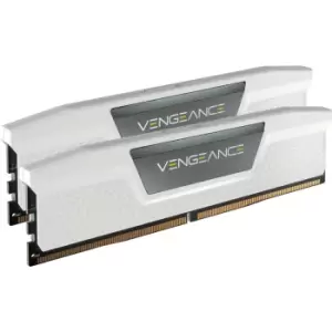 Image of Corsair Vengeance CMK64GX5M2B6000C40W memory module 64GB 2 x 32...