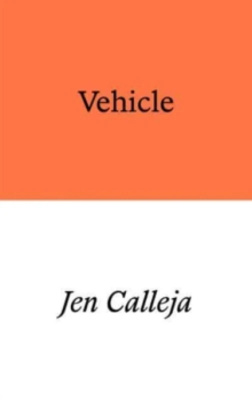 Image of Vehicle : a verse novel Paperback / softback