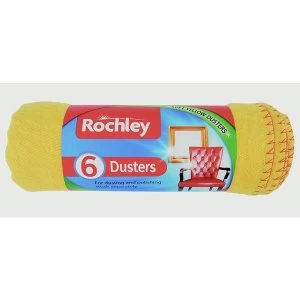 Image of Rochley Standard Yellow Duster 6 Pack