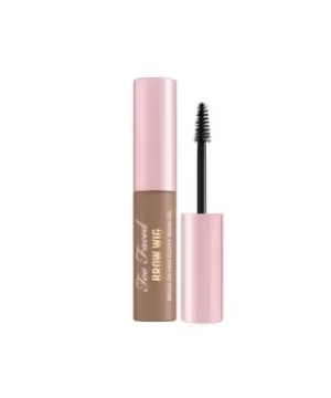 Image of Too Faced Brow Wig Brush On Hair Fluffy Brow Gel Taupe