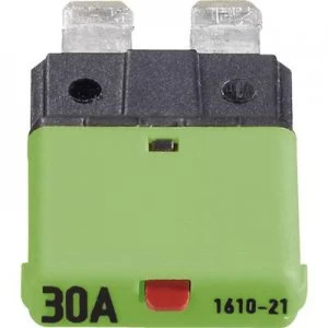 Image of Standard mini blade type fuse circuit breaker 30 A Green 1610