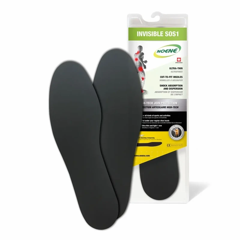 Image of Sport insoles Noene Invisible SOS Noir Unisex 36/42