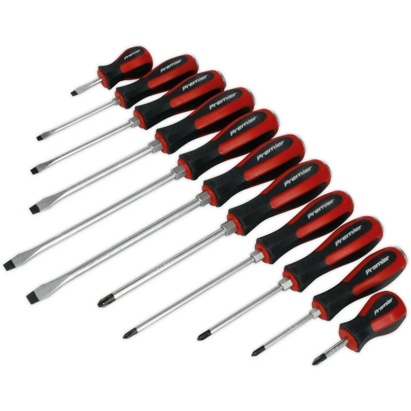 Image of Loops 11 PACK Hammer Through Screwdriver Set - Hardened Steel Hammer Strike Chisel Cap Metallics