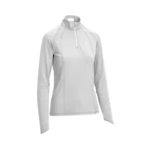 Image of Callaway Zip Base Layer Top Womens - White