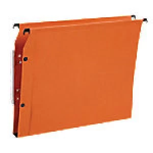 Image of Esselte Lateral Suspension File A4 Orange Manila 25 Pieces