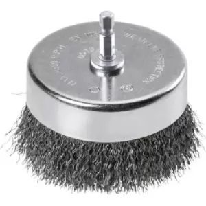 Image of kwb POT BRUSH, EXTRA HEAVY, HSS STEEL WIRE, CORRUGATED 602430