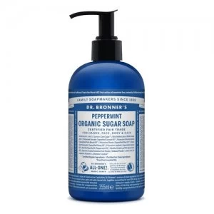 Image of Dr. Bronner's Peppermint ekologiskas cukraus muilas 355ml