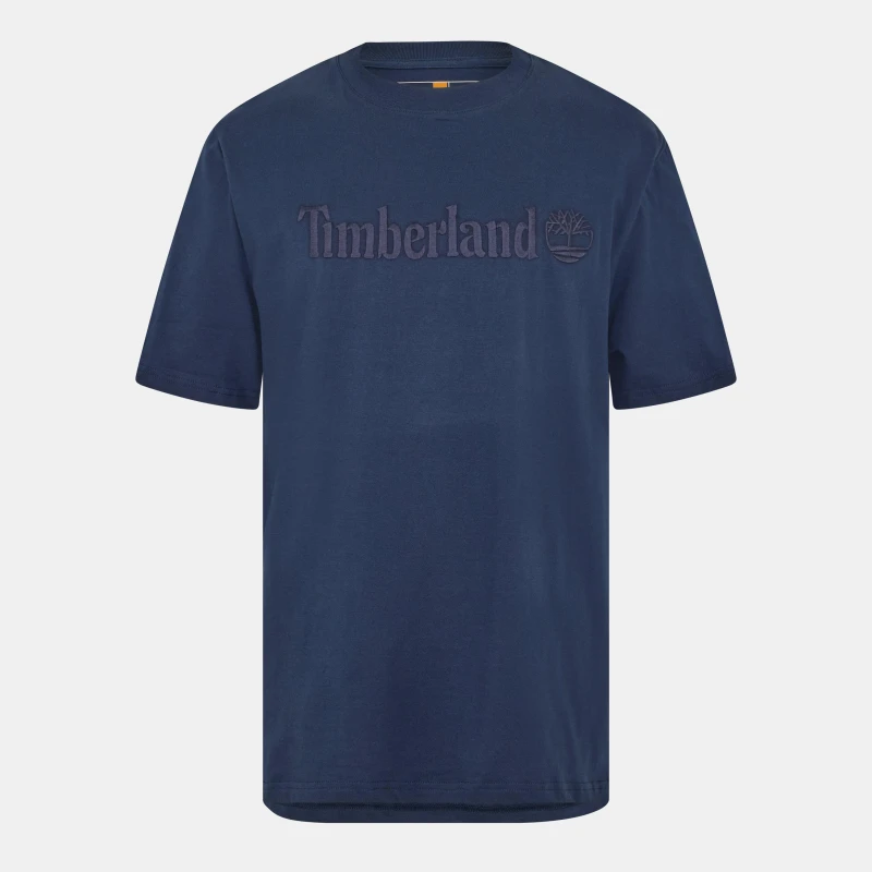 Image of Timberland Timberland Embroidery Tonal T-Shirt Dark Sapphire Male M39/41 LP79102
