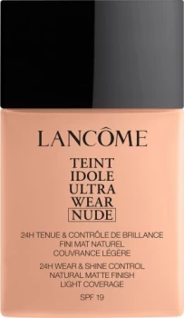 Image of Lancome Teint Idole Ultra Wear Nude Foundation SPF19 40ml 007 - Beige Rose