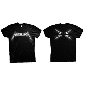 Image of Metallica - Spiked Unisex Medium T-Shirt - Black