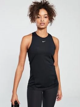 Image of Nike Training Pro Tank Top - Black Size M Women