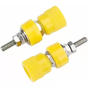 Image of Truconnect - 170574 4mm Binding Post with M4 Thread Yellow