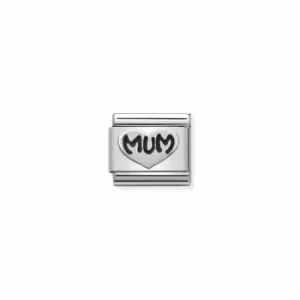 Image of Nomination Composable Classic OXIDIZED SYMBOLS In St.steel Jewellery