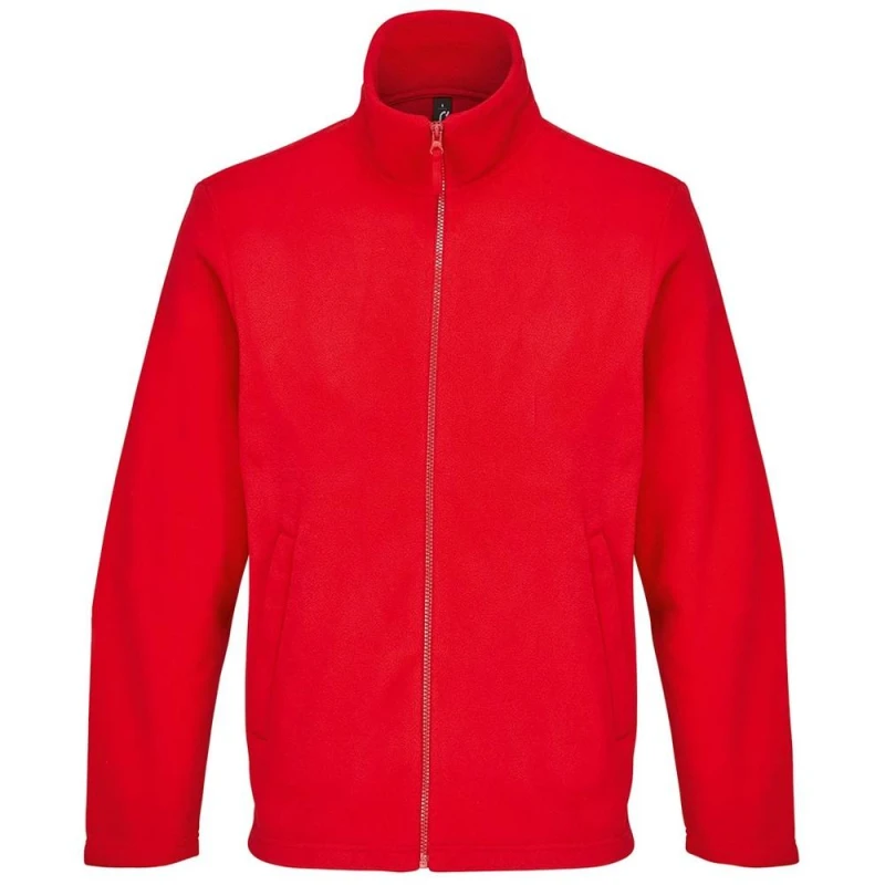 Image of SOL'S Mens Microfleece Jacket in Red Size: XS Red Male XS