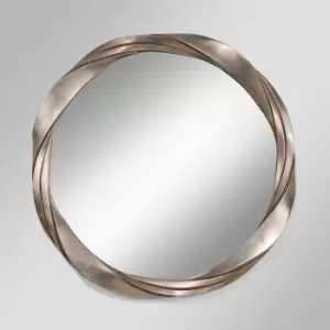 Image of Feiss Silver Twist Mirror