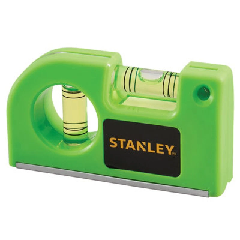 Image of Stanley Magnetic Hi Vis Pocket Spirit Level STHT42131-9